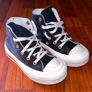Converse All Star Chuck Taylor Eva Lift Hi Top Toddler Shoes Size 11